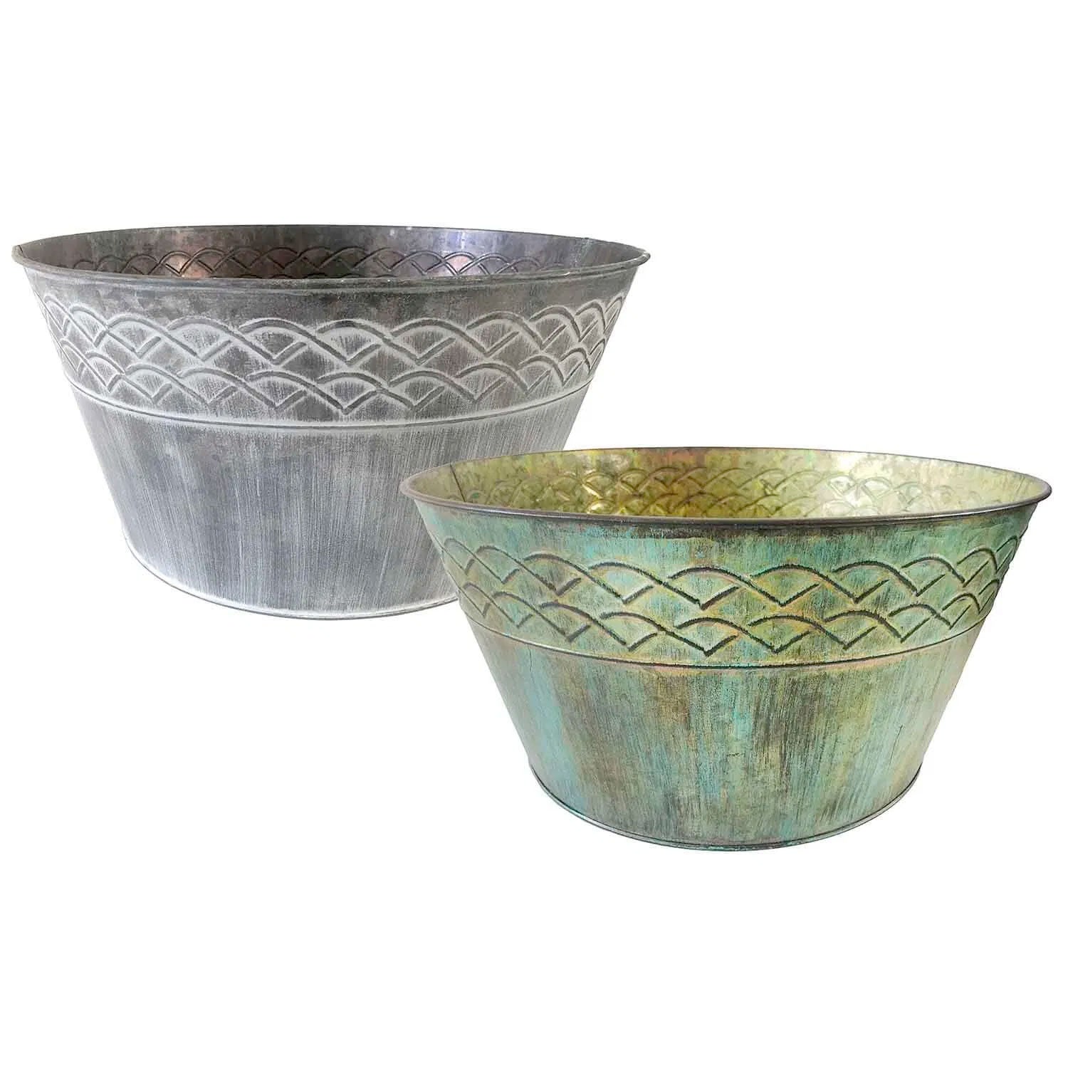 15" Vintage Basin Planter Netta's Nursery Posen, Michigan